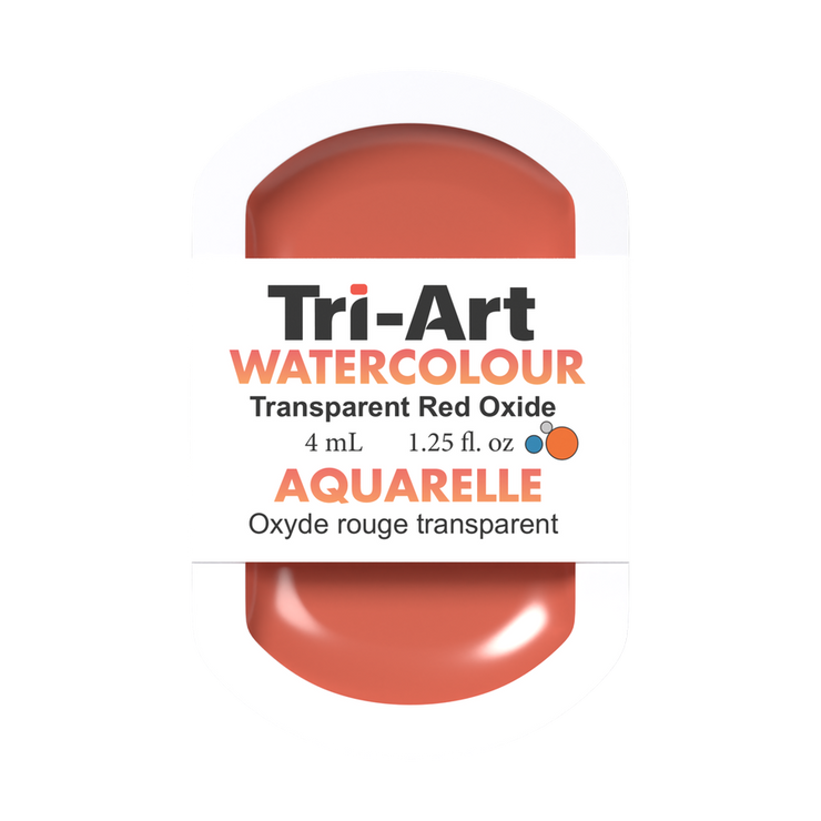 Tri-Art Water Colour Pans - Transparent Red Oxide - 4 mL - Art Noise
