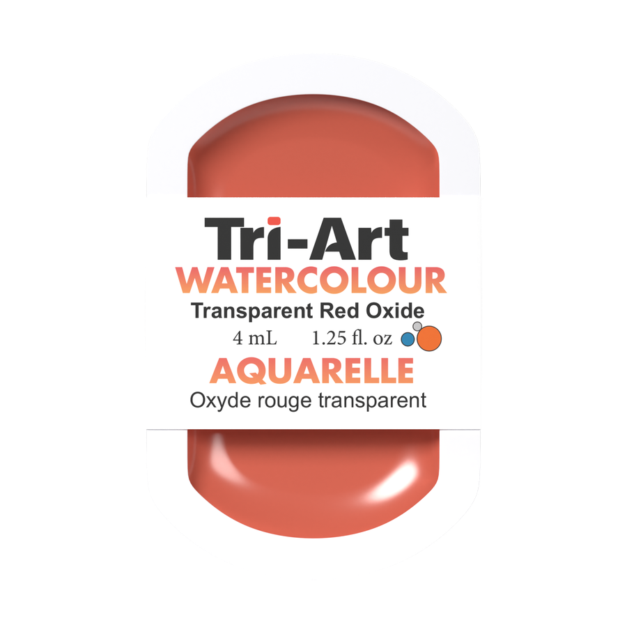 Tri-Art Water Colour Pans - Transparent Red Oxide - 4 mL - Art Noise