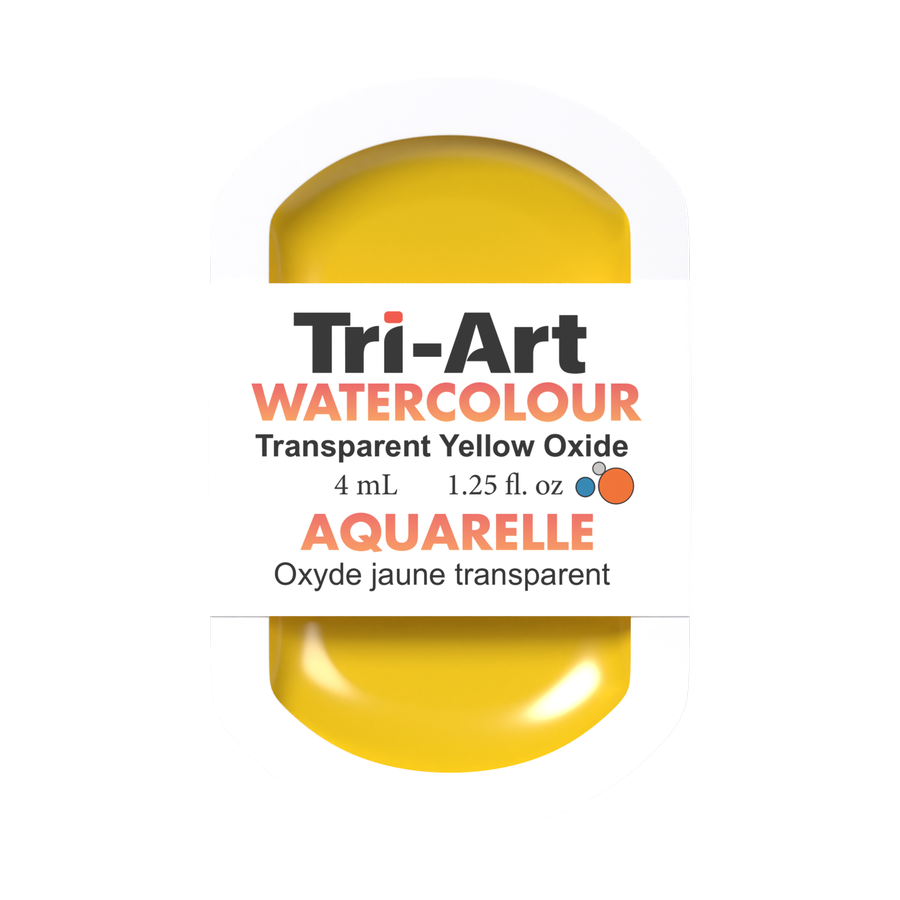 Tri-Art Water Colour Pans - Transparent Yellow Oxide - 4 mL - Art Noise