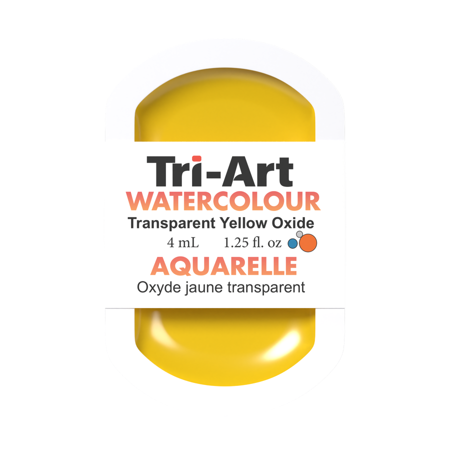 Tri-Art Water Colour Pans - Transparent Yellow Oxide - 4 mL