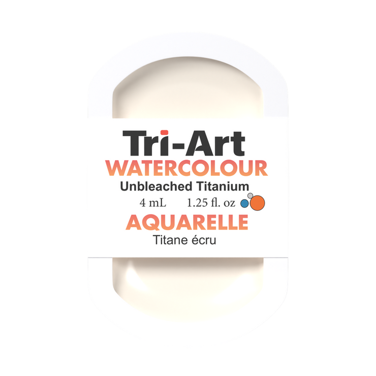 Tri-Art Water Colour Pans - Unbleached Titanium - 4 mL - Art Noise