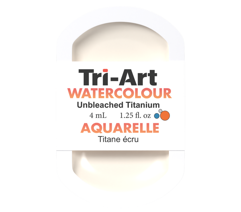 Tri-Art Water Colour Pans - Unbleached Titanium - 4 mL - Art Noise