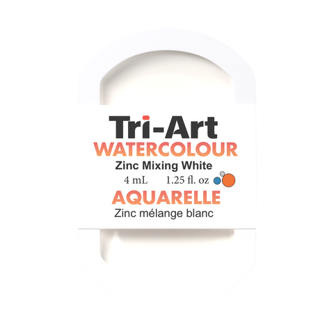 Tri-Art Water Colour Pans - Zinc Mixing White - 4 mL - Art Noise Tri-Art Water Colour Pans - Zinc Mixing White - 4 mL Tri-Art Mfg. product_type art-noise.myshopify.com tri-art-water-colour-pans-zinc-mixing-white-4-ml