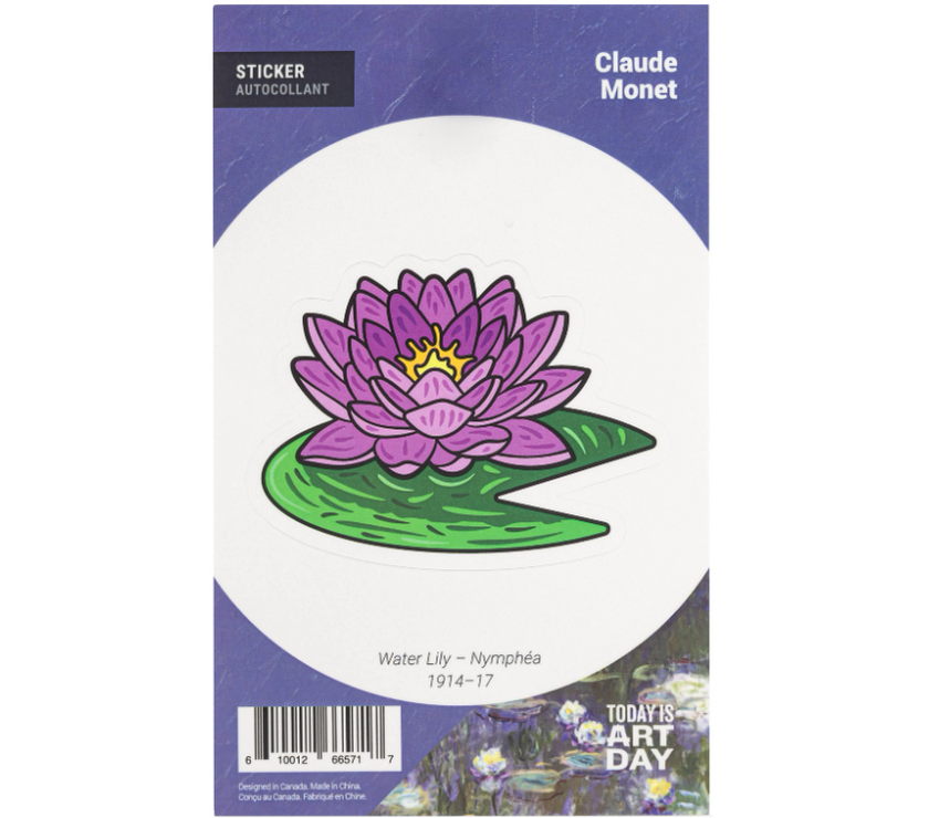 Today is Art Day - Monet Masterpiece Stickers - Art Noise