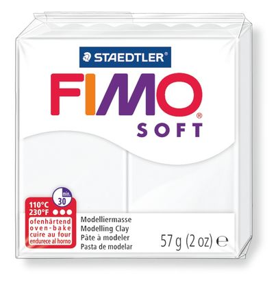 Staedtler-Mars - Modelling Clay Fimo Soft - White - Art Noise