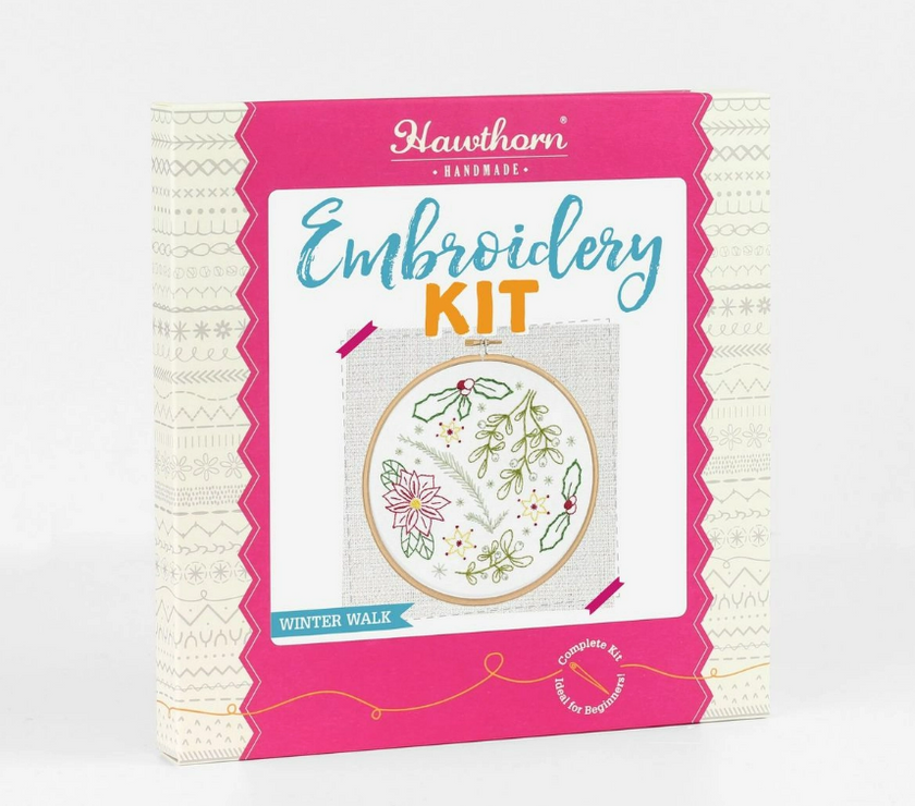 Hawthorn Handmade - Winter Walk Embroidery Kit - Art Noise
